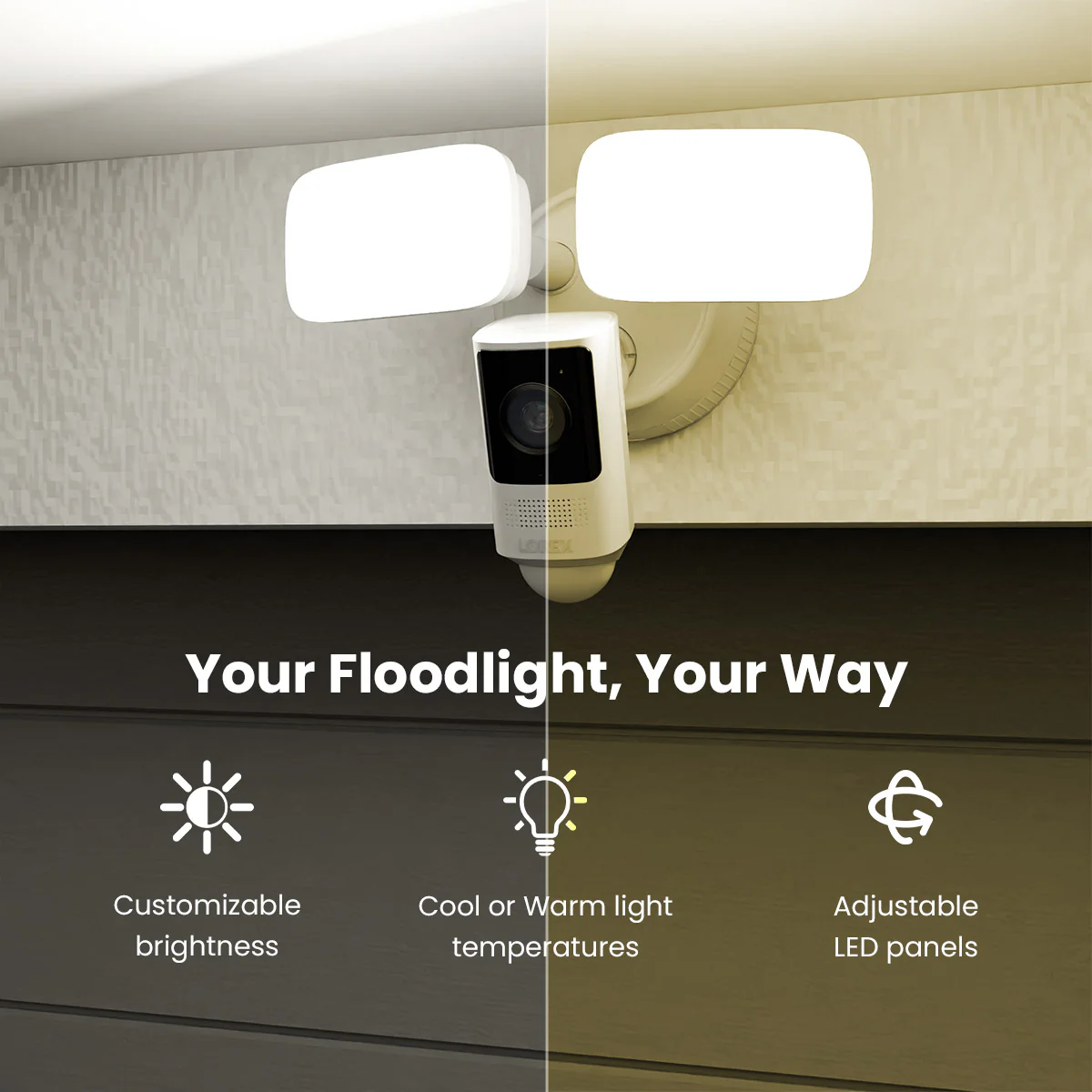 Lorex 2K Wi-Fi Floodlight Security Camera (32GB) - Image 3