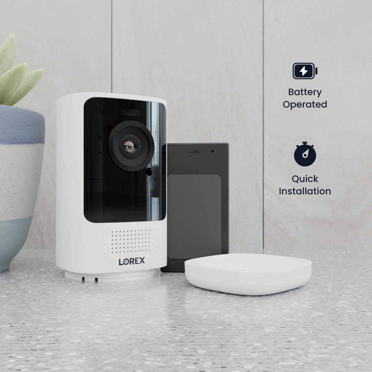 Lorex 4K Spotlight Battery Wi-Fi Security Camera - Image 4