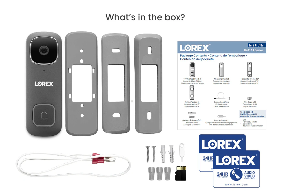Lorex 1080p Wi-Fi Video Doorbell (Wired, 32GB) - Image 6