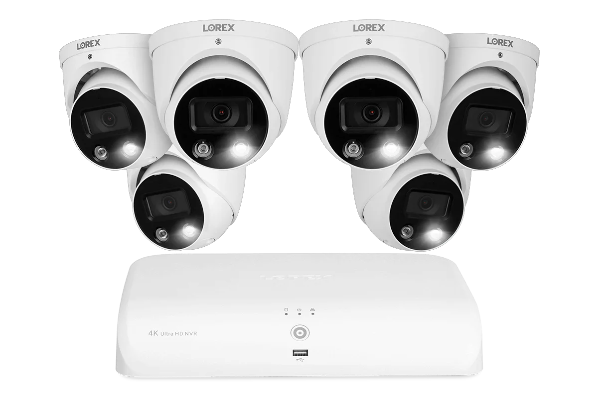 Lorex 16-Channel (8 Wired 8 Fusion Wi-Fi) 2TB Fusion Network Video Recorder with 4K Ultra HD Smart Deterrence Dome Cameras - Image 6