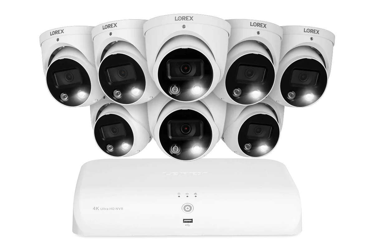 Lorex 16-Channel (8 Wired 8 Fusion Wi-Fi) 2TB Fusion Network Video Recorder with 4K Ultra HD Smart Deterrence Dome Cameras - Image 7